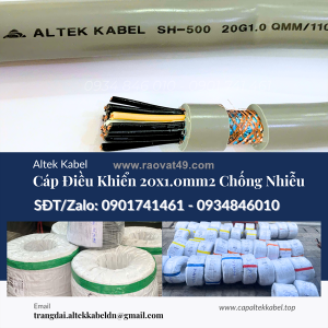 Dây cáp điều khiển báo cháy 20x1.0 altek kabel tại đà nẵng