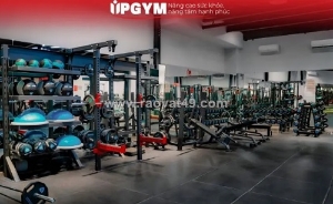 Dịch vụ gym tại up gym cùng không gian tập rộng rãi, hệ thống thiết bị đa dạng