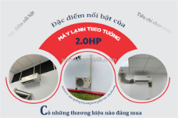 Điểm nổi bật của điều hòa gắn tường 2hp/có những thương hiệu nào đáng mua