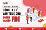Đơn vị uy tín chuyên cung cấp các dịch vụ về thuế, kế toán và tư vấn doanh nghiệp