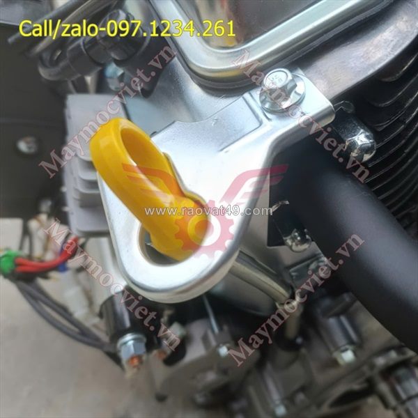 Động cơ xăng đề điện rato r670eh kèm ắc quy