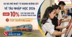 Đưa con đi nhập học, gia đình được giảm 10% vé tàu