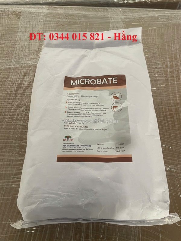 Enzyme protease, hỗ trợ tiêu hóa, cải thiện fcr, giảm bùn đáy ao