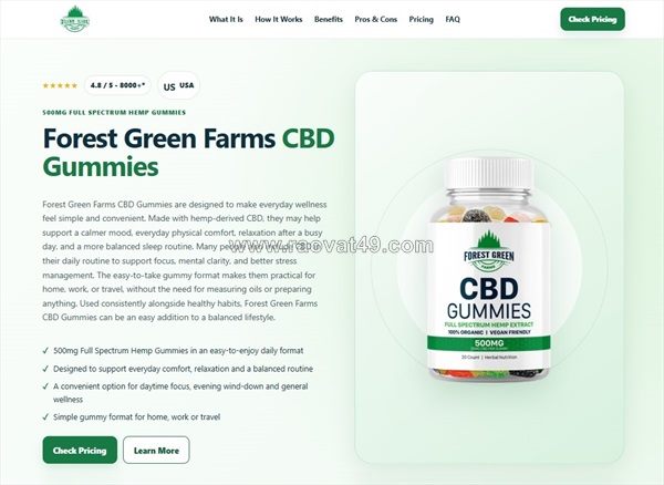 Forest green farms gummies price update 2026 – reviews, benefits & where to buy