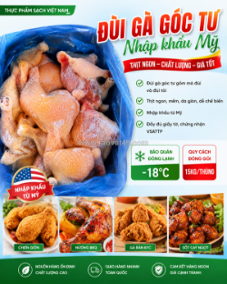 Gà góc tư đông lạnh hà nội – chuyên cung cấp số lượng lớn
