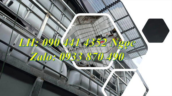 Gía bồn nhựa 1000 lít, tank nhựa 1000 lít đựng dầu nhớt có van xả, tank nhựa 1000 lít mới – cũ loại tốt