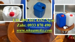 Gía can nhựa 20 lít nông dược, thùng nhựa 24 lít vuông đựng thuốc bvtv, can nhựa vuông 25 lít đựng javel