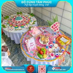 Giãi mã ý nghĩa đồ bóc trên mâm cúng thôi nôi cho bé