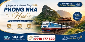 Giảm 50% cho tất cả các hạng vé từ huế – phong nha