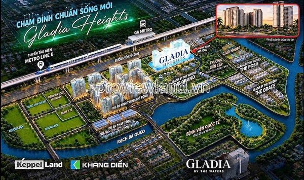 Giỏ hàng căn hộ gladia heights - chỉ còn 3 căn 3pn, số lượng giới hạn