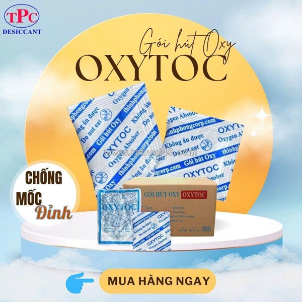 Gói hút oxy oxytoc dùng đểchống mốc bánh trung thu