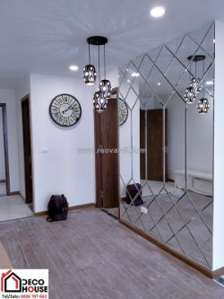 Gương trang trí phòng khách tân cổ điển – điểm nhấn sang trọng cho không gian