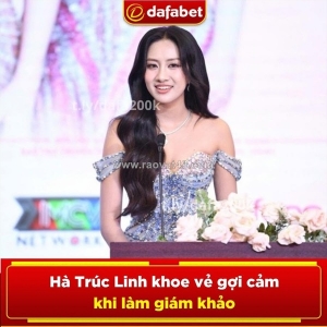 Hà trúc linh gây chú ý với nhan sắc gợi cảm khi lần đầu ngồi ghế giám khảo hoa hậu việt nam 2026.
