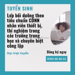 Học chứng chỉ chức danh thiết bị thí nghiệm trường học ở đâu