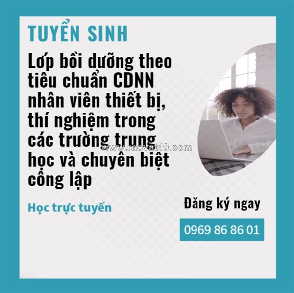 Học chứng chỉ chức danh thiết bị thí nghiệm trường học ở đâu