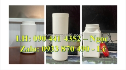 Hộp nhựa 50g trắng, hủ nhựa 100gr tròn, hủ nhựa 200g đựng hóa chất dạng kem, hủ nhựa 500g đựng phấn rơm