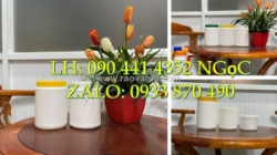Hủ nhựa 1 ký đựng bột gia vị, hủ nhựa 0.5 ký đựng kem xả tóc, hủ nhựa 250gr đựng kem tẩy đa năng