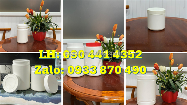 Hủ nhựa 1000gr đựng trái cây đông lạnh, hủ nhựa 0.5 ký đựng hạt ngũ cốc, hủ nhựa 250g đựng bơ