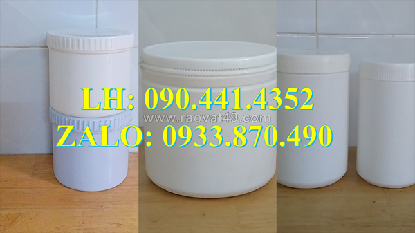 Hủ nhựa 100g đựng bột năng, hộp nhựa 200g đựng hạt dẻ, hủ nhựa 250g đựng mứt tết