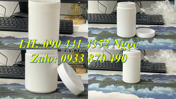 Hủ nhựa 100g đựng thuốc gia súc gia cầm, hủ nhựa 200gr đựng kẹo trẻ em, hủ nhựa 250g đựng bột than tre