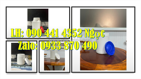 Hủ nhựa 200g đựng bột ăn dặm, hộp nhựa 250g đựng kem dưỡng thể, hủ nhựa 0.5 ký đựng pa tê
