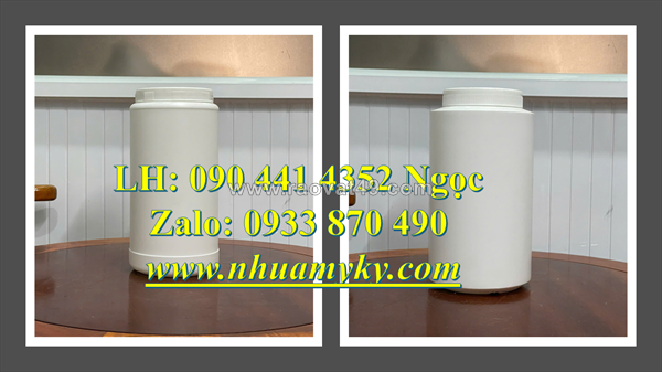 Hủ nhựa 250gr đựng dược mỹ phẩm tại cần giờ, hủ nhựa 0.5 ký đựng hóa chất tại bình tân
