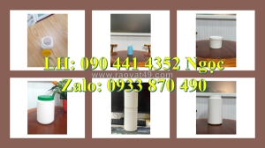 Hủ nhựa 250gr đựng keo dính, hủ nhựa 100g đựng mỡ bò, hủ nhựa 50g đựng hóa chất