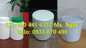 Hủ nhựa 250gr đựng trà khô, hủ nhựa 500g đựng thuốc bắc, hủ nhựa 1 ký đựng đồ ăn vặt xuất khẩu
