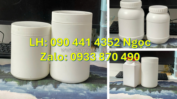Hủ nhựa 50g đựng bã cà phê, hủ nhựa 100g đựng hóa chất lưu trữ và vận chuyển đi xa