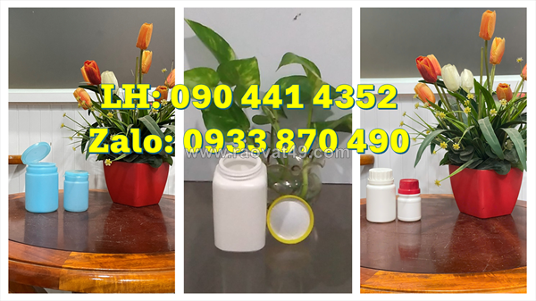 Hủ nhựa 50g nắp garenti, hộp nhựa 100g đựng thuốc thử hóa học, hủ nhựa 200g đựng keo