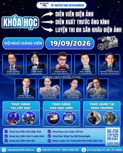 Khai giảng khóa học diễn viên điện ảnh – k70