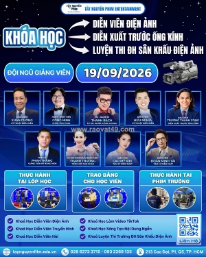 Khai giảng khóa học diễn viên điện ảnh – k70