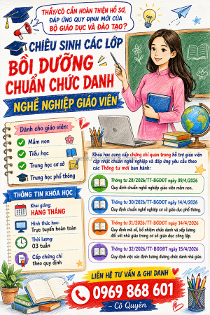 Khai giảng lớp chức danh nghề nghiệp giáo viên tiểu học hạng i,ii,iii