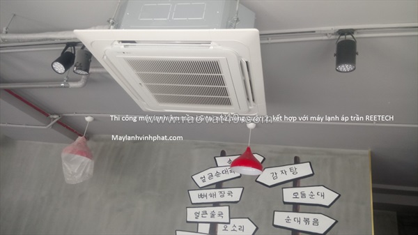 Lắp đặt chuyên nghiệp cho điều hòa âm trần lg dùng gas lạnh r32 giá thấp