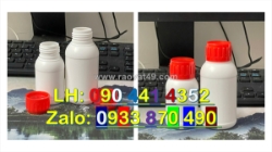 Lọ nhựa 50ml đựng hóa chất dạng kem, chai lọ 100ml đựng nước muối, chai nhựa 250ml đựng tinh chất