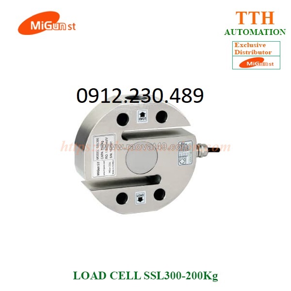 Load cell cảm biến trọng lượng migun ssl300-200kg độ ổn định cao, chi phí hợp lý