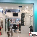 Mẫu gương nghệ thuật cho cửa hàng vàng bạc phong cách sang trọng