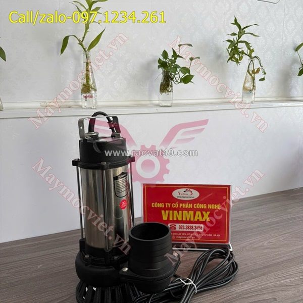 Máy bơm thả chìm (bơm tõm) btm22 - 2.2kw phi 100