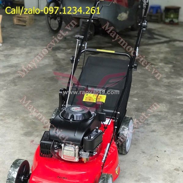 Máy cắt cỏ đẩy tay turbo tb216 chạy xăng 4 thì