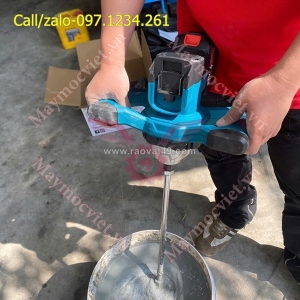 Máy khuấy - trộn sơn, xi măng mini dùng pin turbo tbs21