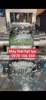 Máy thái cơm dừa hạt lựu, máy thái cùi dừa, máy thái trái cây hạt lựu