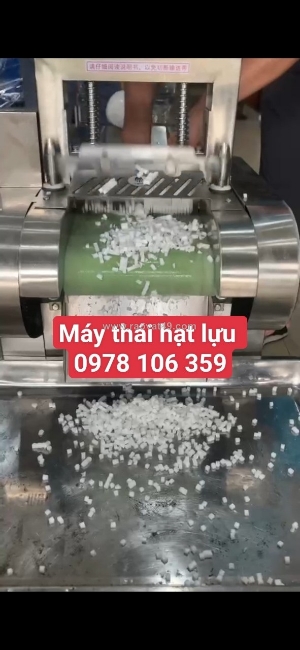 Máy thái cơm dừa hạt lựu, máy thái cùi dừa, máy thái trái cây hạt lựu