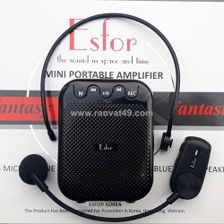 Máy trợ giảng không dây esfor es-330 v2 ultra fantasy – âm thanh rõ, dễ sử dụng!
