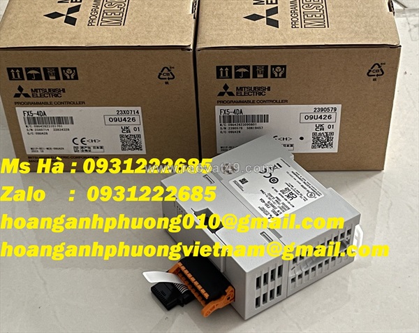 Mô đun mở rộng dòng fx6 series fx5-4da mitsubishi mới 100%