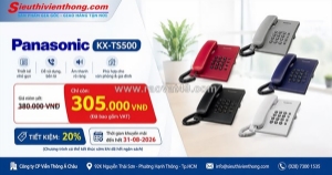 Mua điện thoại bàn panasonic kx-ts500 chính hãng – 5 màu, giá chỉ 305.000đ