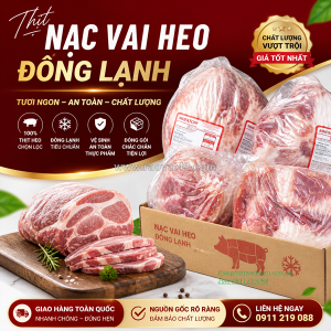 Nạc vai heo – phần thịt ngon, dễ chế biến, đa dụng