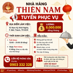 Nhà hàng thiên nam tuyển phục vụ