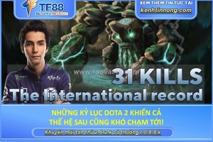 Những kỷ lục dota 2 khiến cả thế hệ sau cũng khó chạm tới!