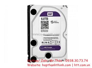 Ổ cứng chuyên dụng camera western digital purple 6tb (wd64purz) – chính hãng, đẳng cấp giám sát