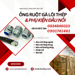 Ống ruột gà lõi thép d16, d20, d25, d32 sẵn đà nẵng, hcm, hà nội